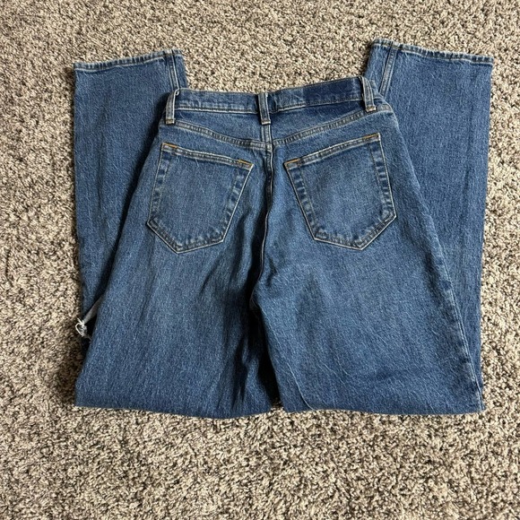 A&F The 90s Straight Ultra High Rise Curve Love Size 4 - Picture 4 of 6
